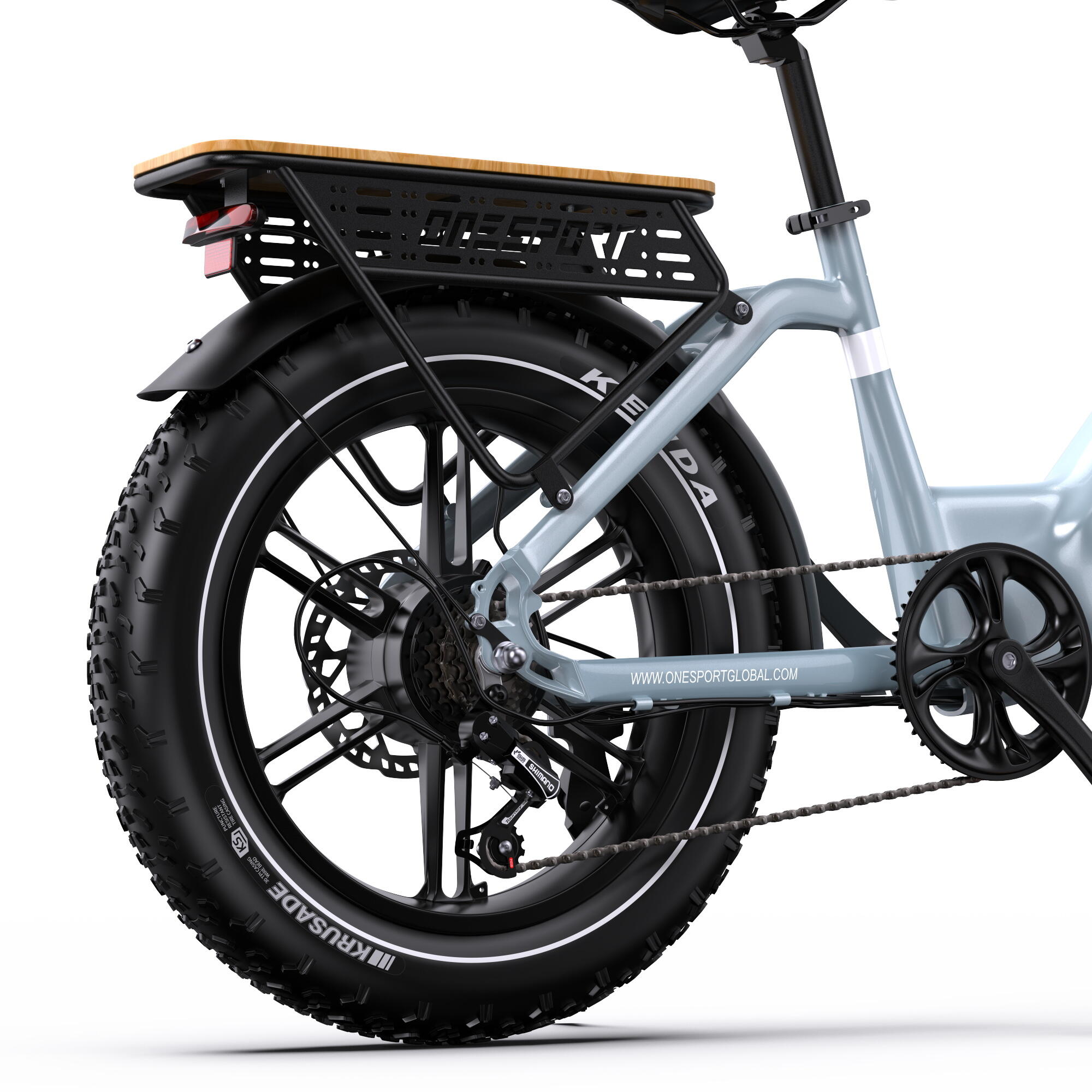 Bicicleta Elétrica Onesport OT08 para Adultos, Bateria de 48V e 18Ah 5/7