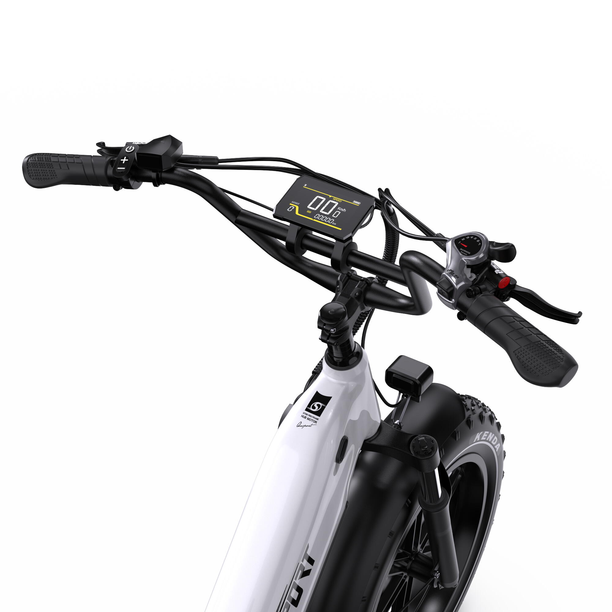 Bicicleta Elétrica Onesport OT08 para Adultos, Bateria de 48V e 18Ah 4/7