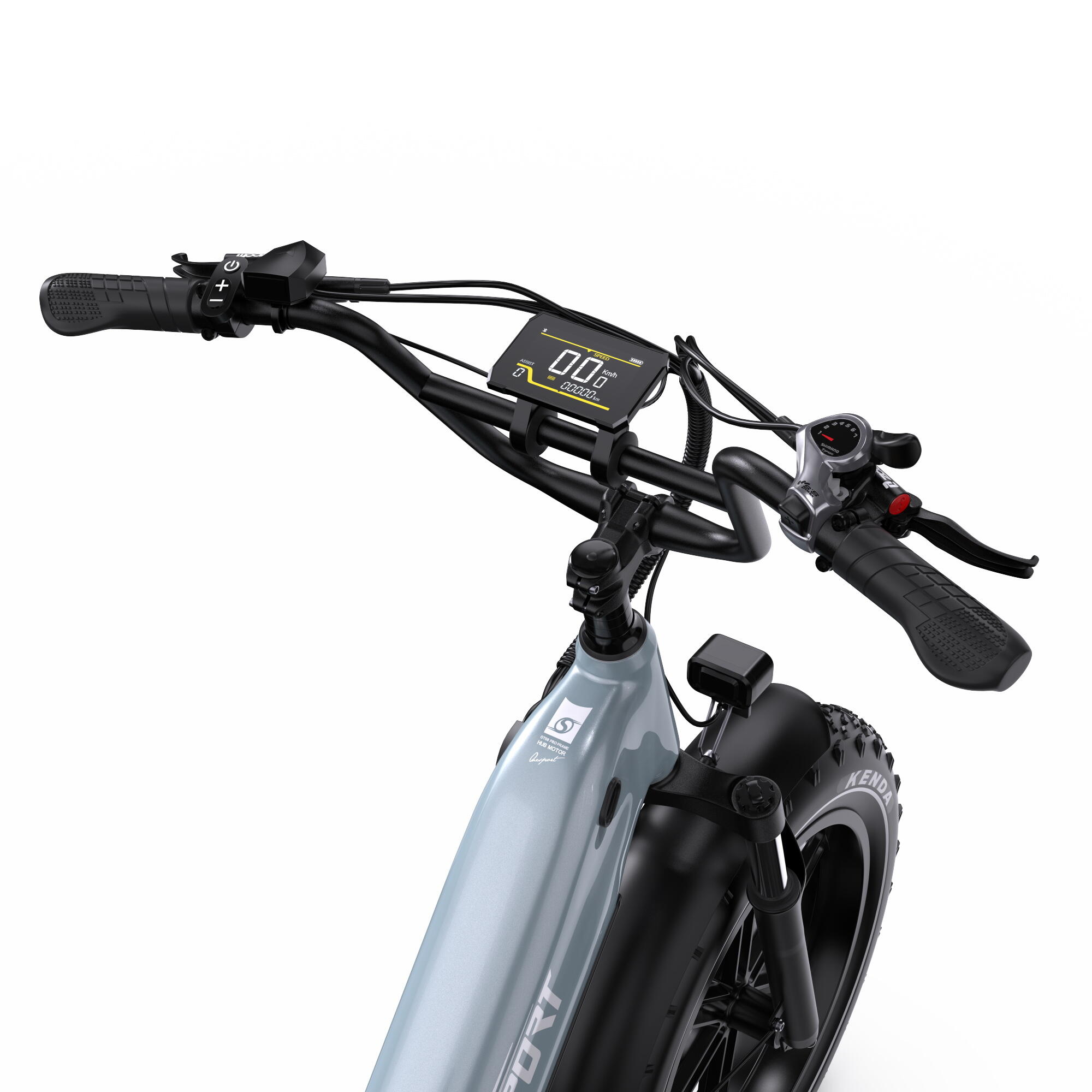 Bicicleta Elétrica Onesport OT08 para Adultos, Bateria de 48V e 18Ah 4/7
