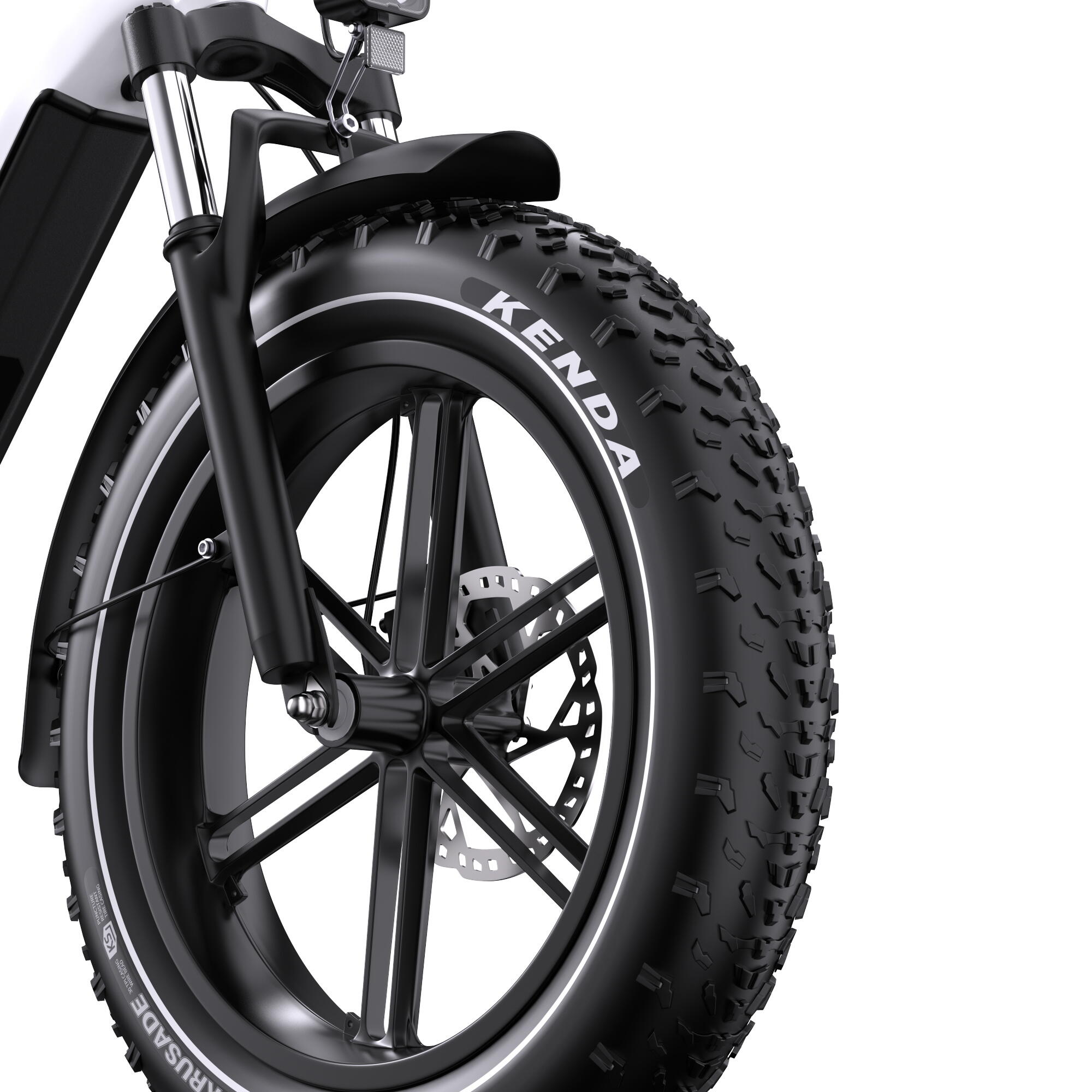 Bicicleta Elétrica Onesport OT08 para Adultos, Bateria de 48V e 18Ah 6/7
