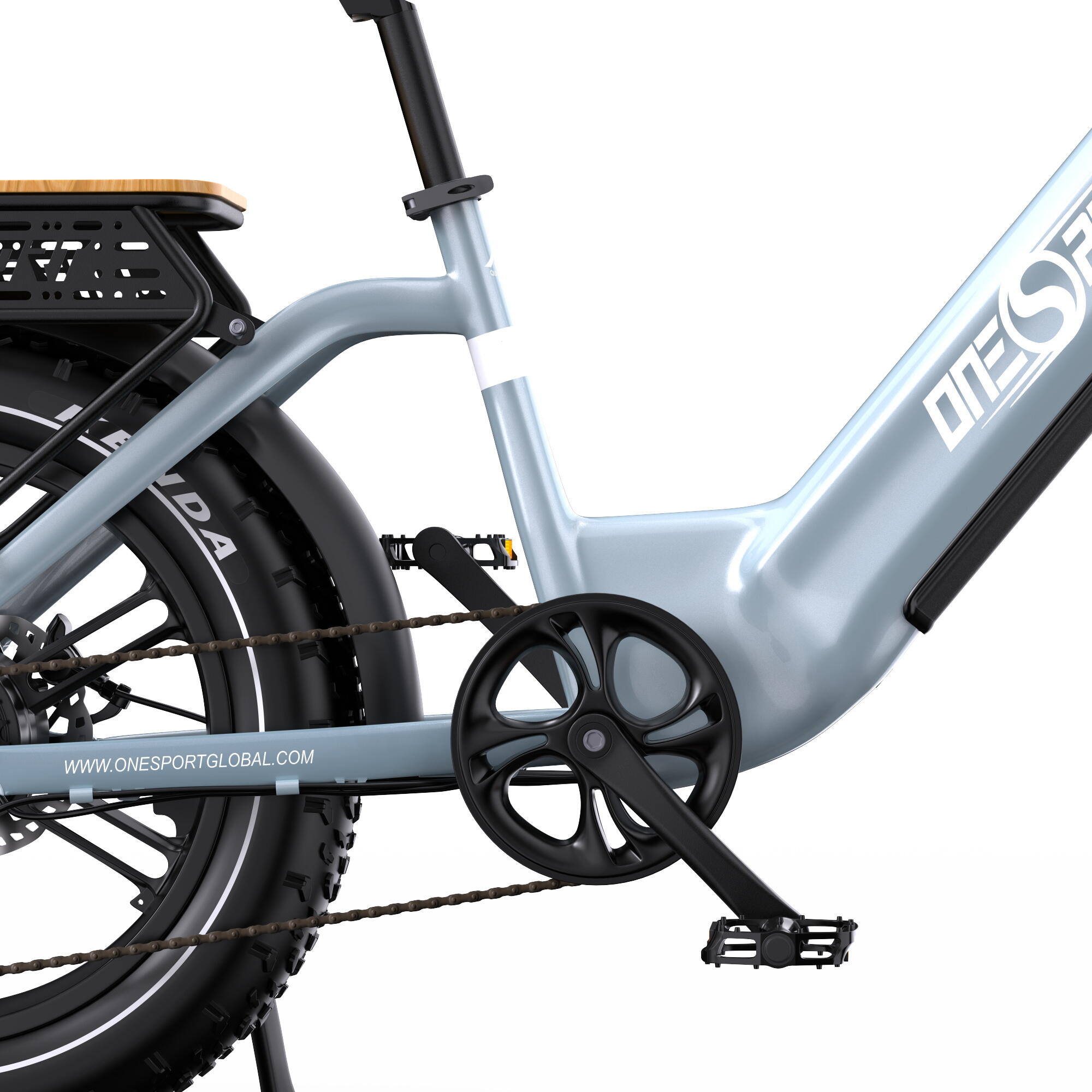 Bicicleta Elétrica Onesport OT08 para Adultos, Bateria de 48V e 18Ah 6/7