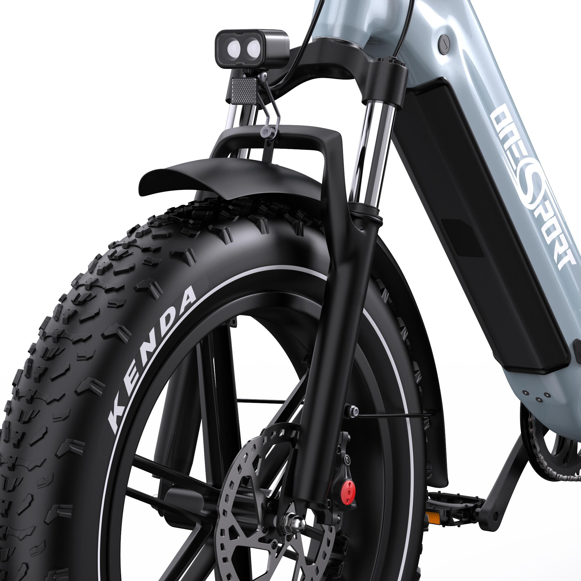 E-Bike entrada baixa OT08 20" 864WH bicicleta elétrica unissex cinza 5/7