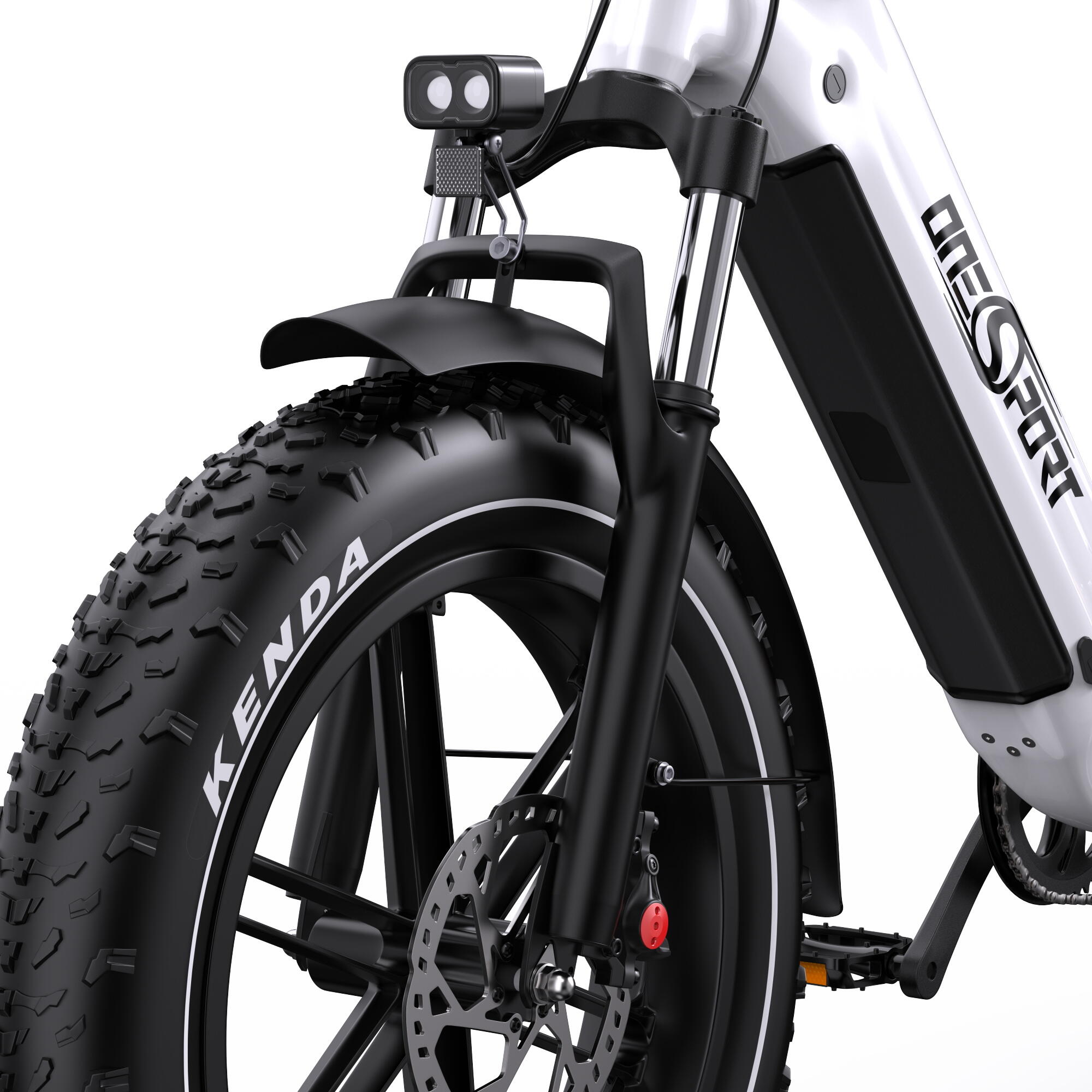Bicicleta Elétrica Todo-o-Terreno ONESPORT OT08 com Bateria de 48V 18Ah 5/7