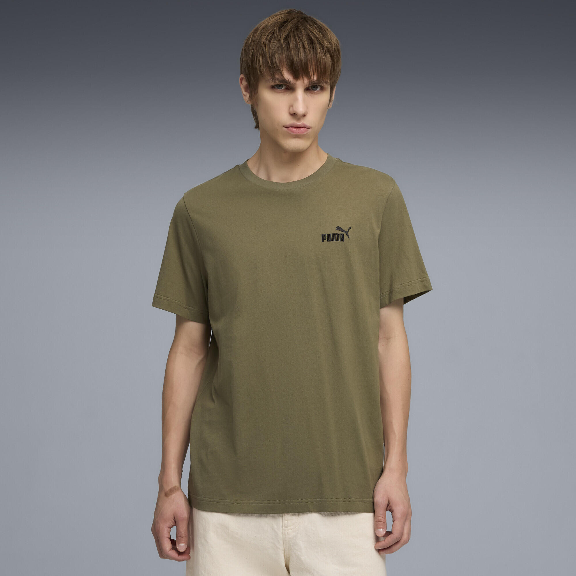 T-shirt Essentials con logo piccolo N. 1 da uomo PUMA 2/5