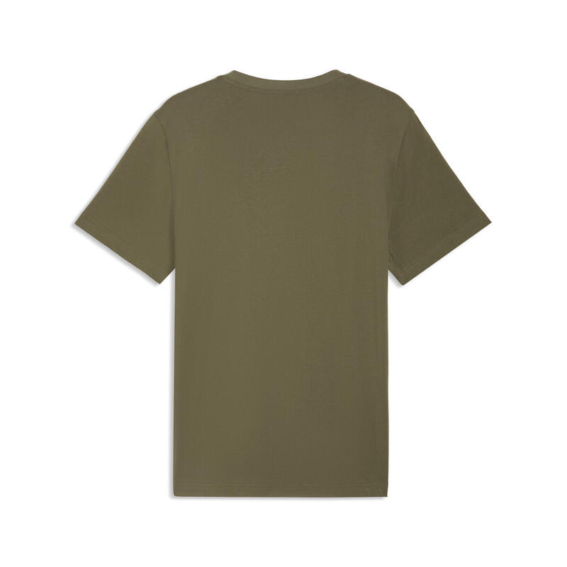 Tricou bărbați logo mic Essentials Small No. 1 Logo, verde măsliniu PUMA