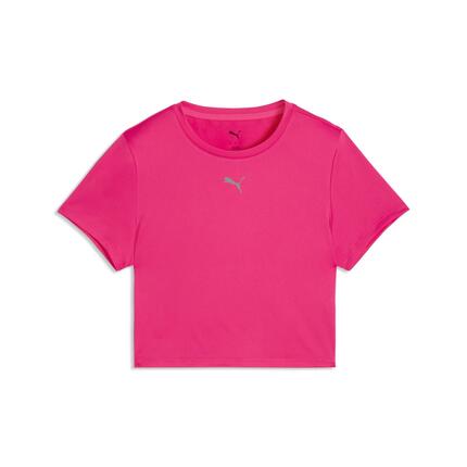 TAD ESSENTIALS Kurzes figurbetontes T-Shirt Damen PUMA