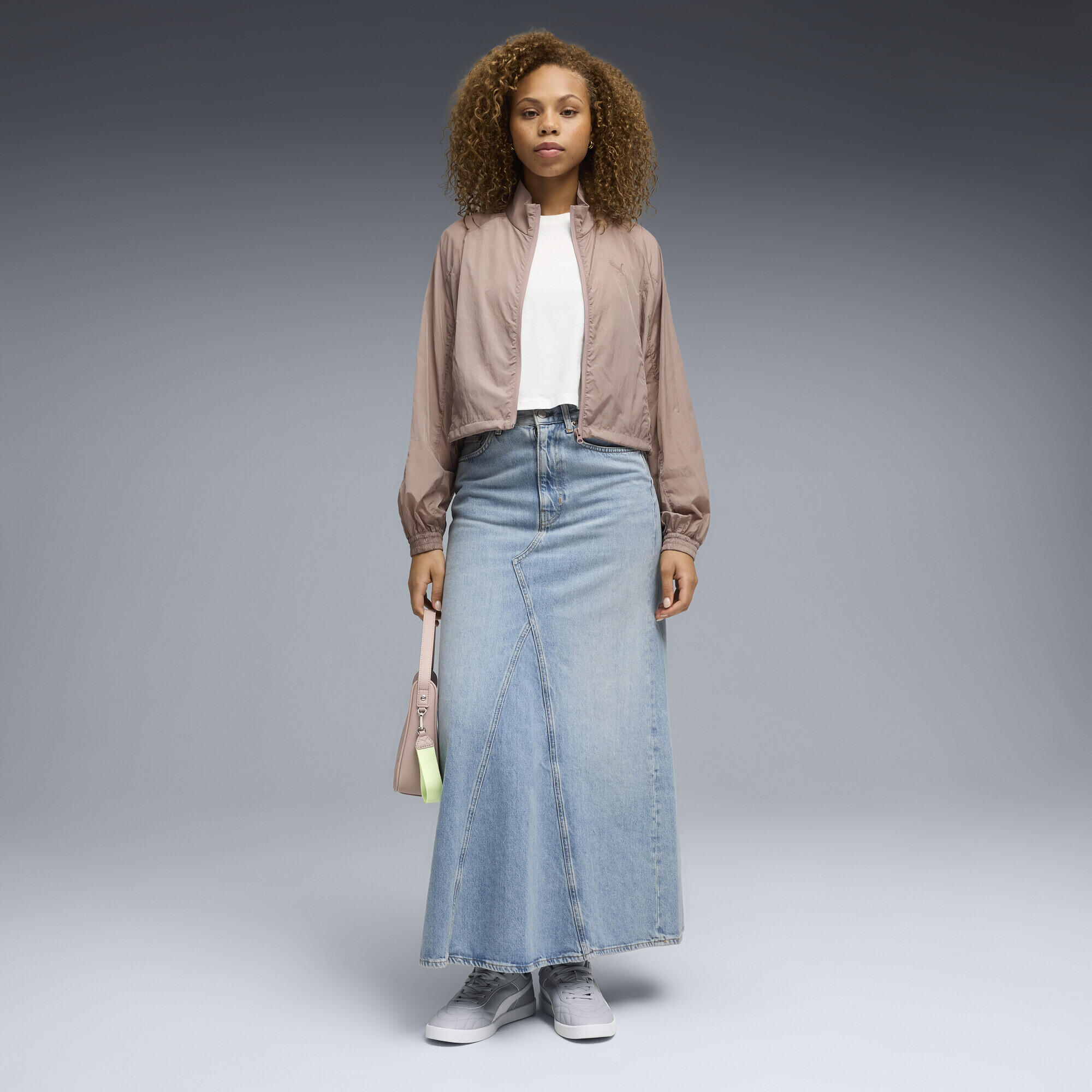 HER relaxed geweven jack met volledige rits voor dames PUMA 4/5