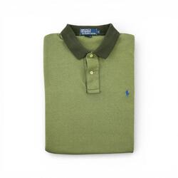 Reconditionné - Polo manches courtes Homme Kaki - Excellent