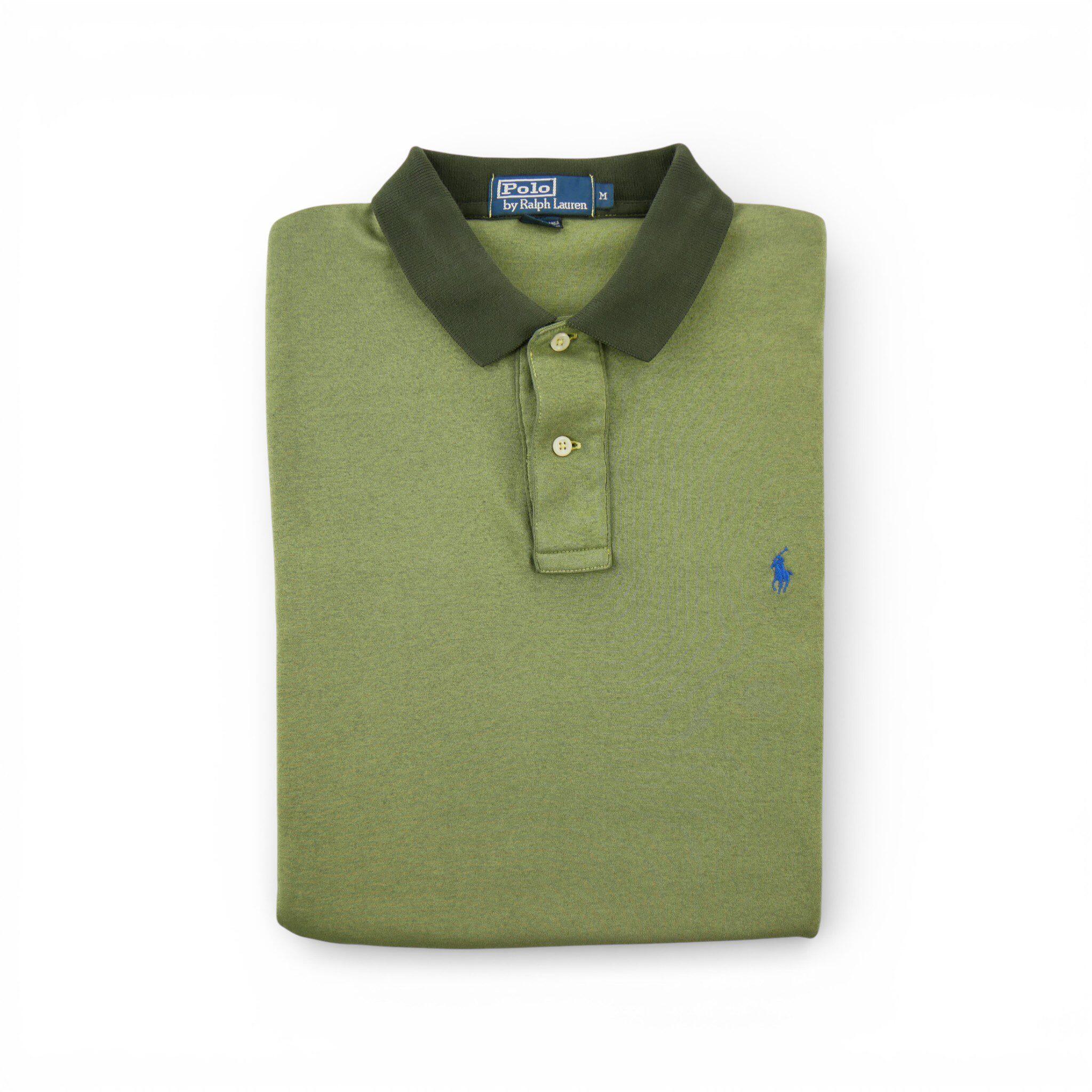 RALPH LAUREN Reconditionné - Polo manches courtes Homme Kaki - Excellent