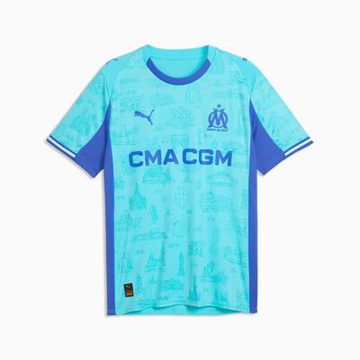 Om keeper shirt marseille monumentale 2025/26 blauw – puma
