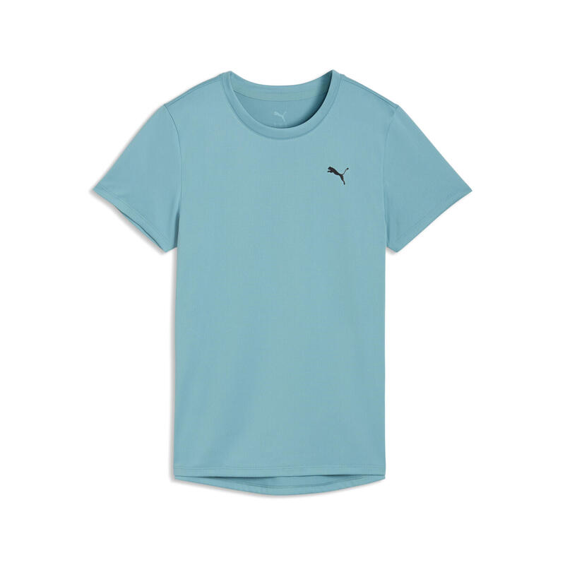 Tricou femei cu guler rotund Train All Day Essentials Crew, alb PUMA