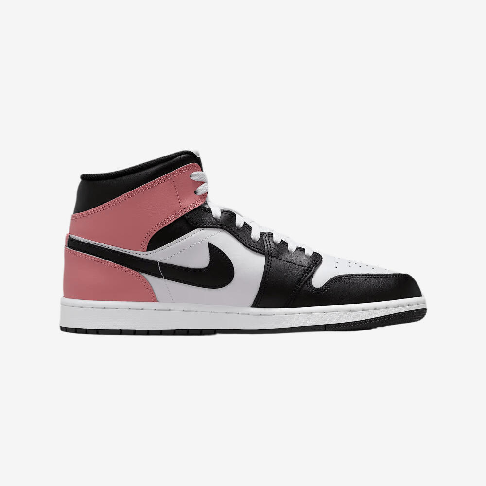 Air Jordan 1 Mid White Rust Pink Black 3/6