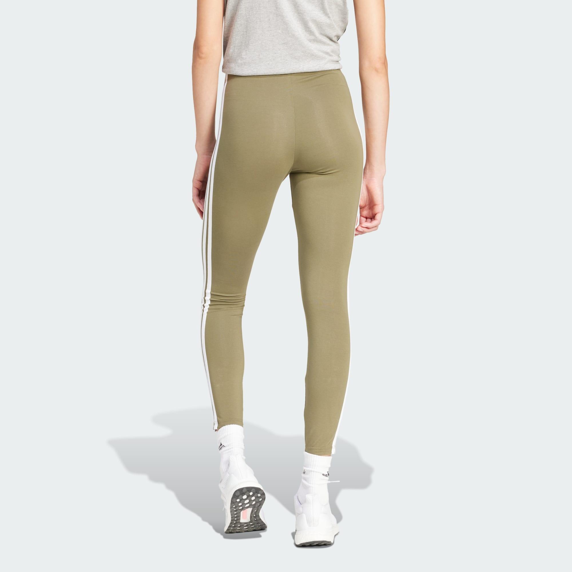 Essentials 3-Streifen Cotton Leggings 3/5