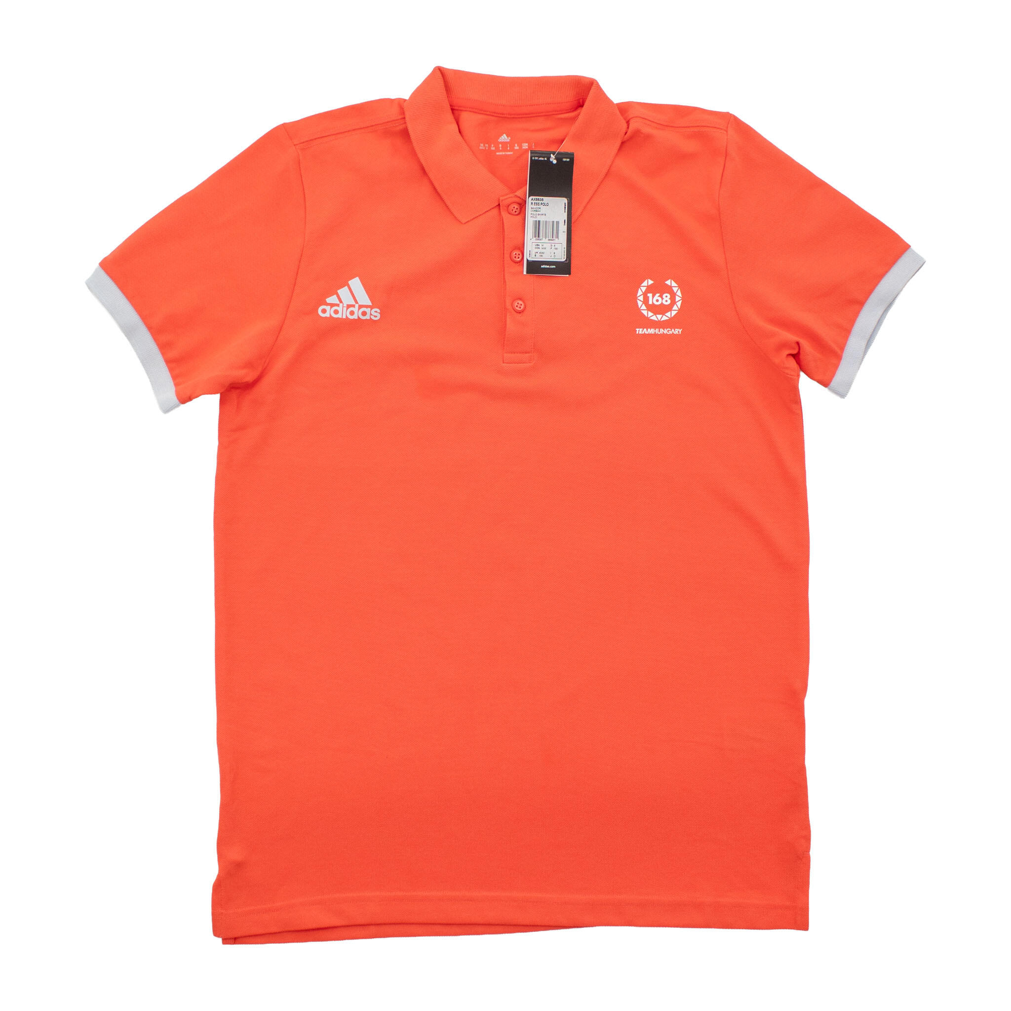 Shirt ESS Essentials Team Polo Hungary 168 in Orange 3/4