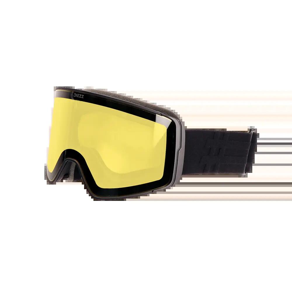 CENIS L S3 ski mask Black Yellow.