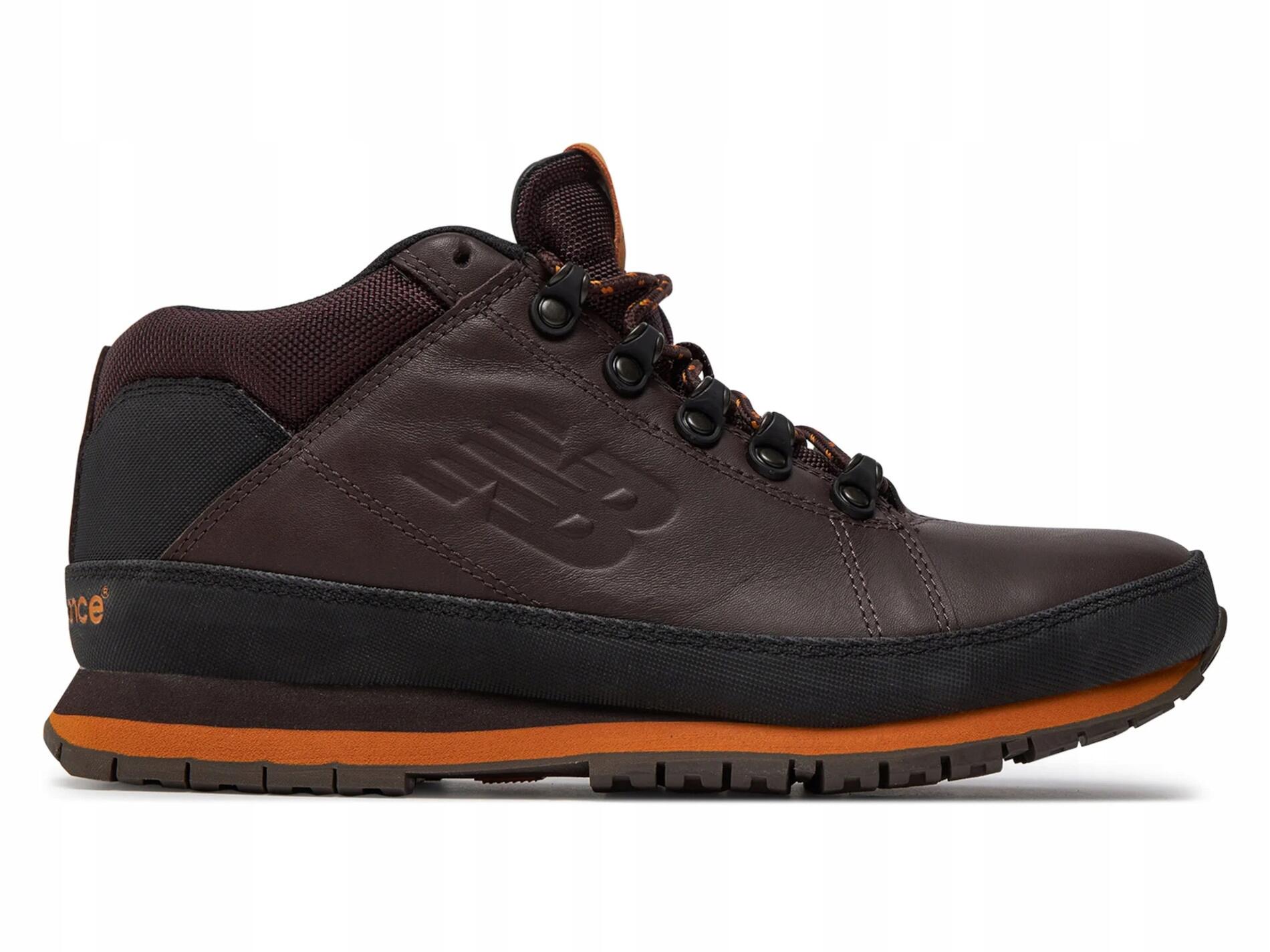 BUTY męskie NEW BALANCE H754BY TRZEWIKI skórzane jesienne brązowe 40 3/7