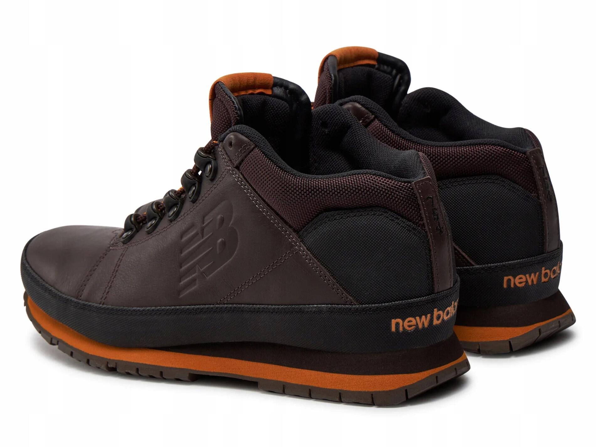 BUTY męskie NEW BALANCE H754BY TRZEWIKI skórzane jesienne brązowe 40 5/7
