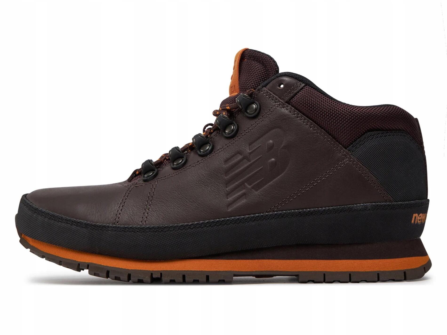 BUTY męskie NEW BALANCE H754BY TRZEWIKI skórzane jesienne brązowe 40 4/7
