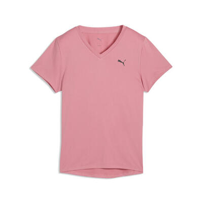 Tad essentials t-shirt met v-hals voor dames puma