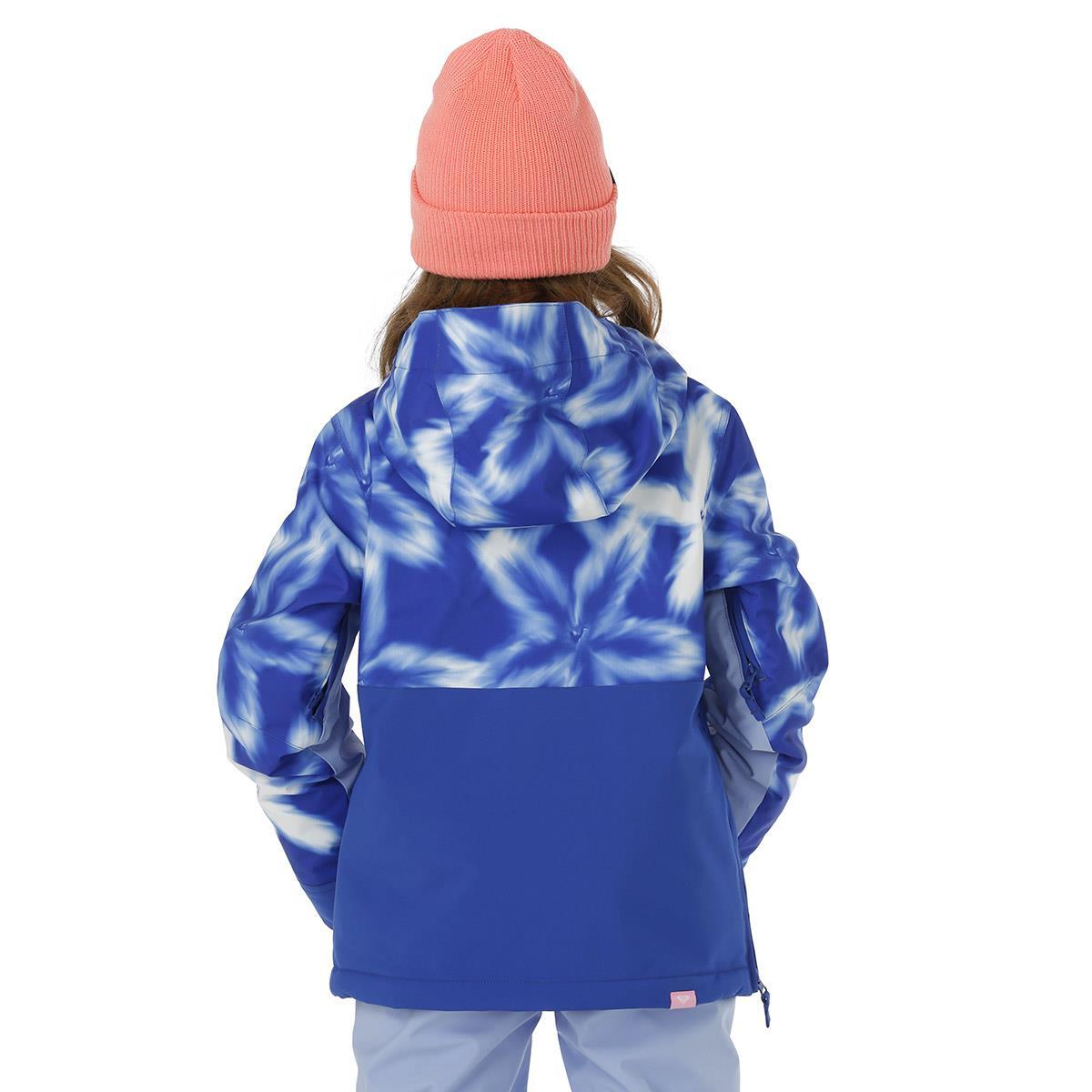 Kurtka dziewczęca ROXY narty snowboard ocieplana wodoodporna niebieska 2/4