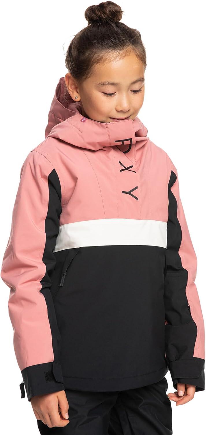 Kurtka dziewczęca ROXY narty snowboard ocieplana wodoodporna różowa 3/4
