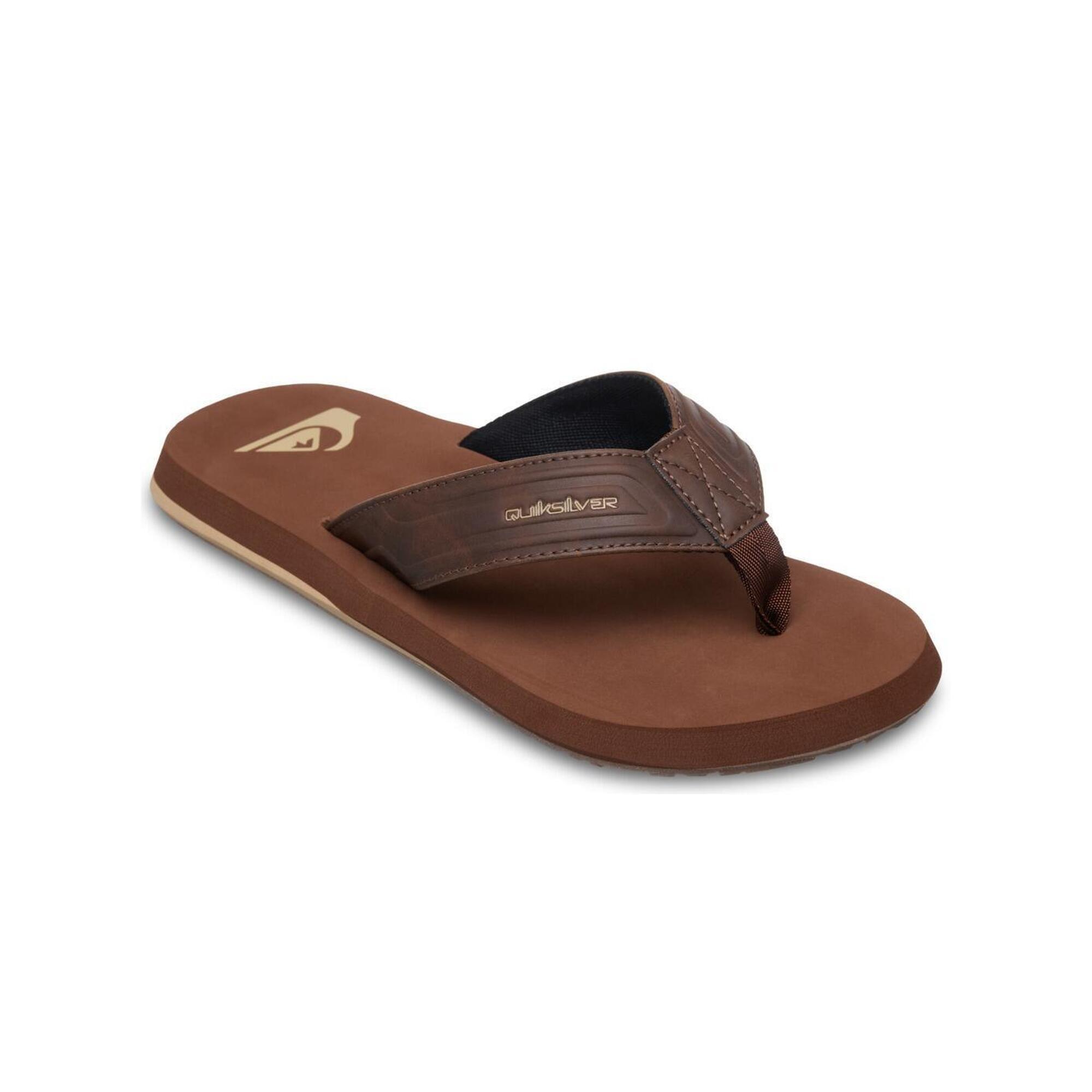 Quiksilver - Sandales Monkey Wrench Marron Homme - Sandales - Marron - Decathlon