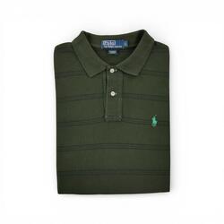 Reconditionné - Polo manches courtes Homme Kaki - Excellent