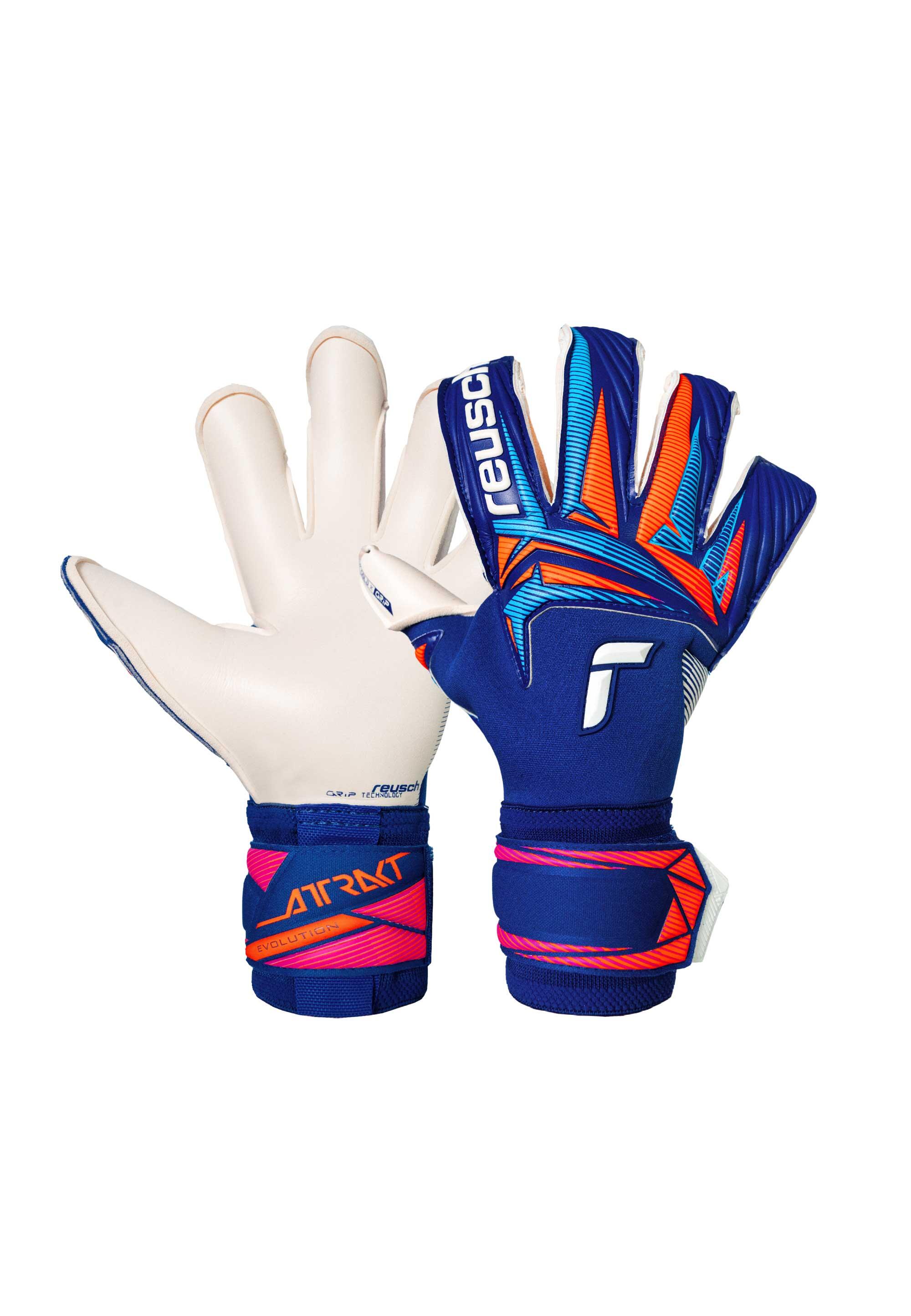 Erima Flex-Ray New Talent Guanto Da Portiere Unisex Adulto, Lattice Da 3mm Con Dorso In Lattice E Imbottitura