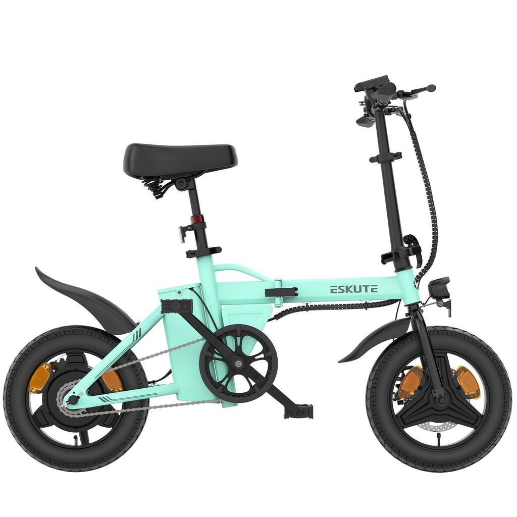 F100 city ebike, 36V 9AH , 14-inch tire Foldable Electric Bicycle
