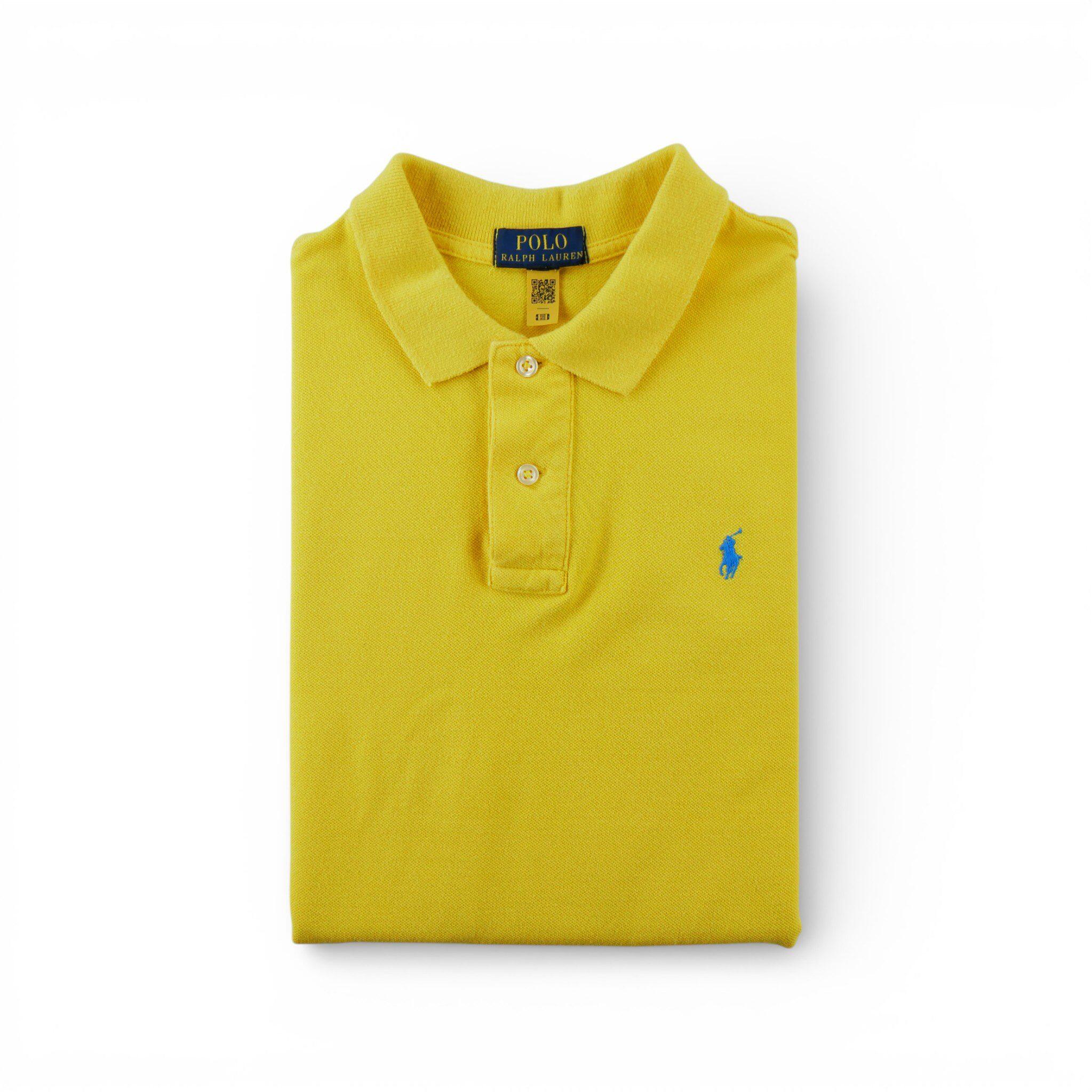 RALPH LAUREN Reconditionné - Polo manches courtes Homme Jaune - Bon État