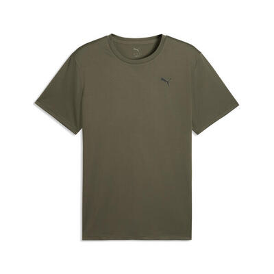 Train all day essentials poly texture t-shirt voor heren puma