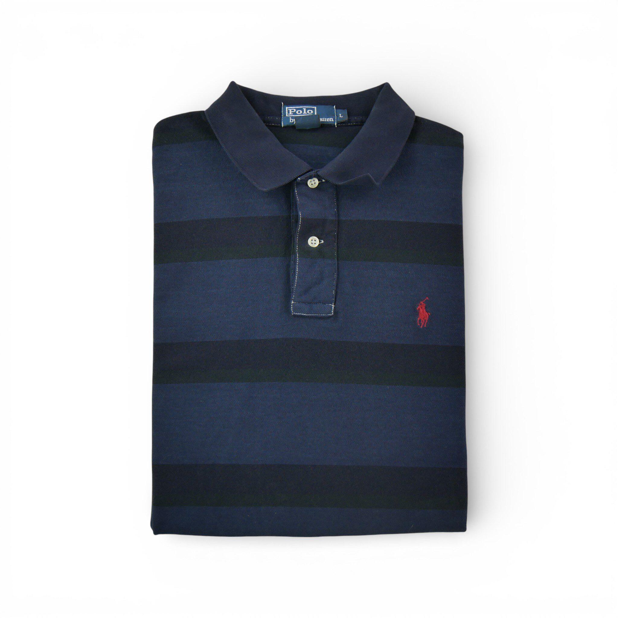 RALPH LAUREN Reconditionné - Polo manches courtes Homme Marine - Excellent