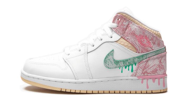 Air Jordan 1 Mid SE Paint Drip 1/4