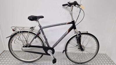 Trek navigator l500 | gebruikt | 3 maanden garantie | heren zwart grijs 55cm