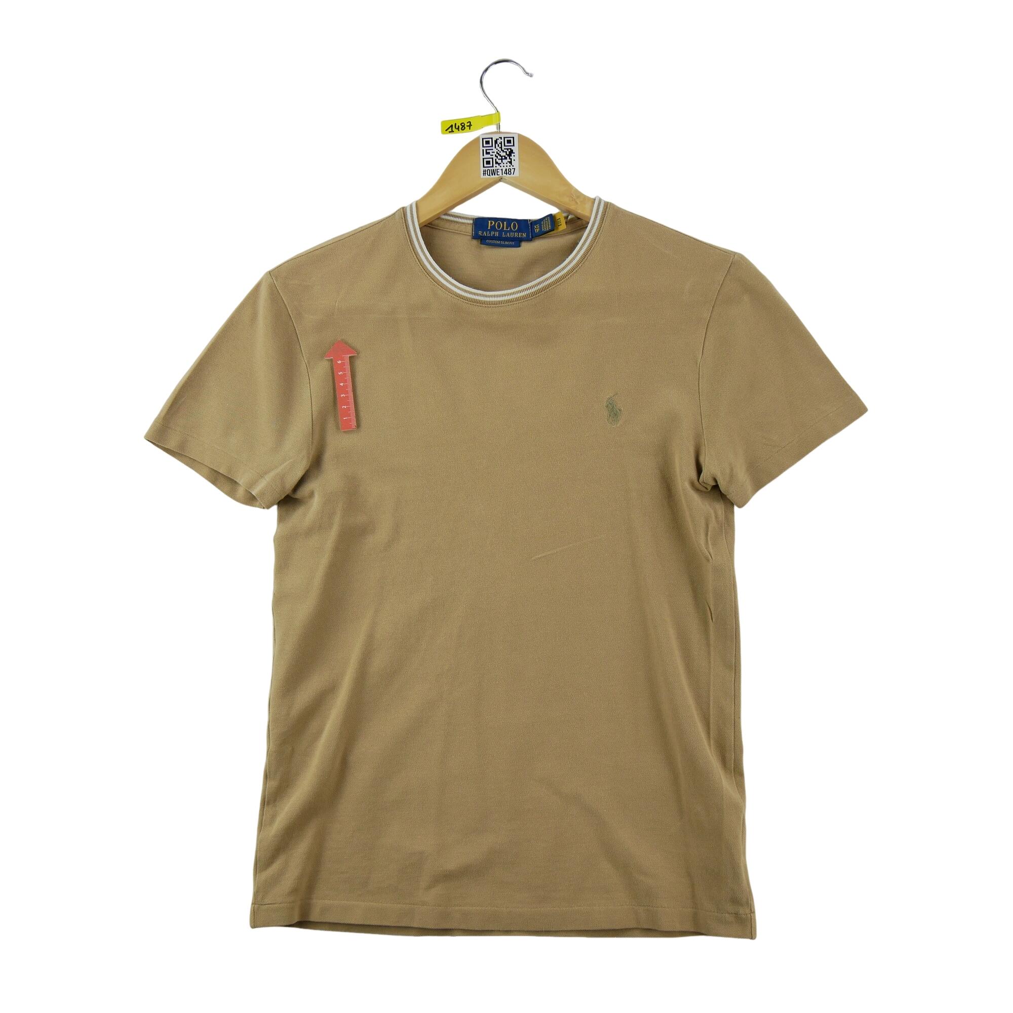 Segunda Vida - Camisola masculina de manga curta bege - Em bom estado 4/7