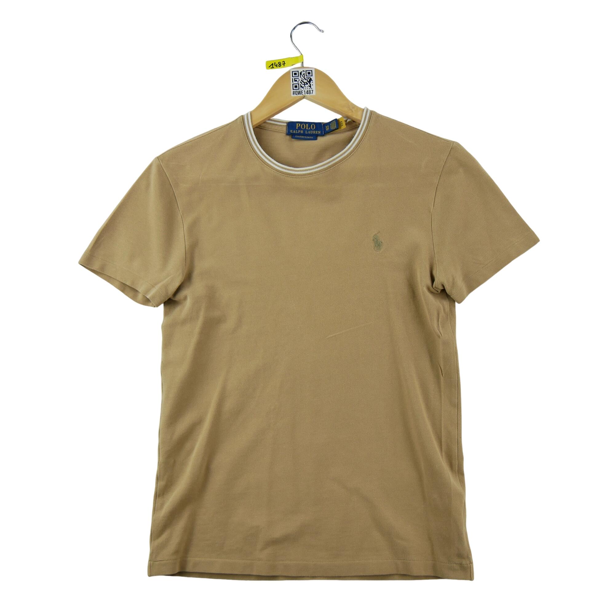 RALPH LAUREN Reconditionné - T-shirt manches courtes Homme Beige - Bon État