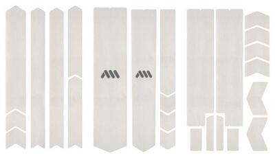 Kit protezione telaio da 25 pezzi a nido d'ape stile All Mountain - Trasparente