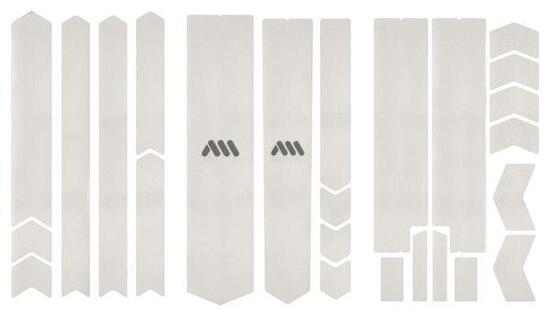 Kit protezione telaio da 25 pezzi a nido d'ape stile All Mountain - Trasparente