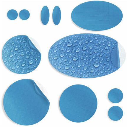Reparatiepatch donsjas, zelfklevend, waterdicht, tent- en slaapzakreparatie