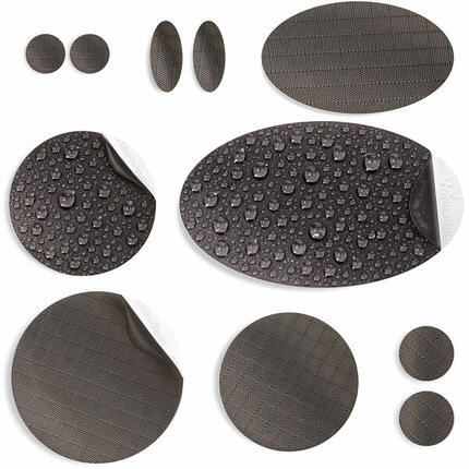 Reparatiepatch donsjas, zelfklevend, waterdicht, tent- en slaapzakreparatie