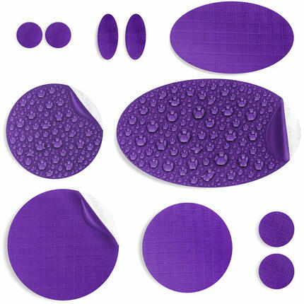 Reparatiepatch donsjas, zelfklevend, waterdicht, tent- en slaapzakreparatie