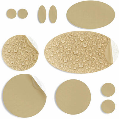 Donsjack reparatiepatches, waterdicht voor het repareren van gaten (donkerroze)