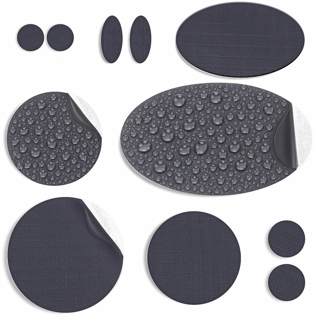 Self-Adhesive, Waterproof, Tear-Cold Resistant Repair Patches (11Pcs, Grey)