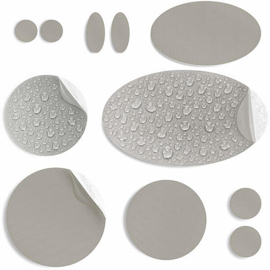 Łatki naprawcze do kurtek puchowych, wodoodporne do naprawy dziur (taupe)