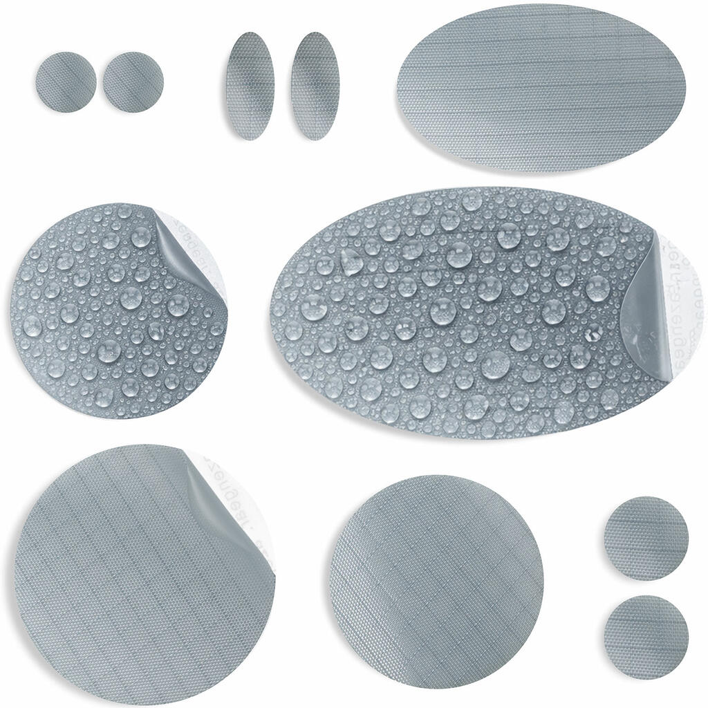 Self-Adhesive, Waterproof, Tear-Cold Resistant Repair Patches (11Pcs, Silver)