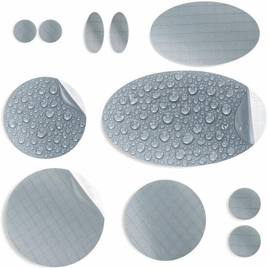 Reparatiepatch donsjas, zelfklevend, waterdicht, tent- en slaapzakreparatie