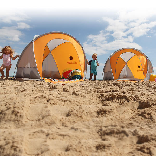 Tendalino da spiaggia LittleLife UPF50+ leggero con tasche e borsa 4/7