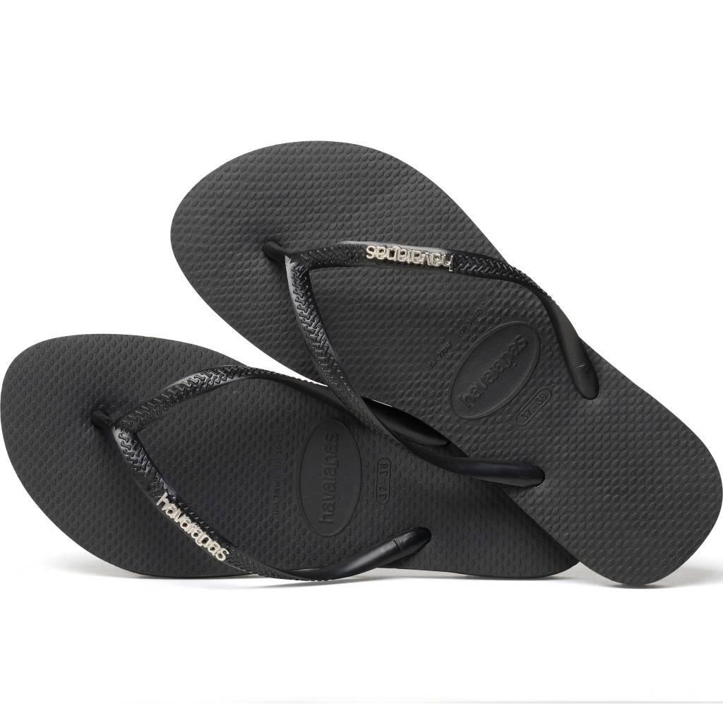 Chinelos Havaianas Modelo 4119875 Cor Preto 4/5