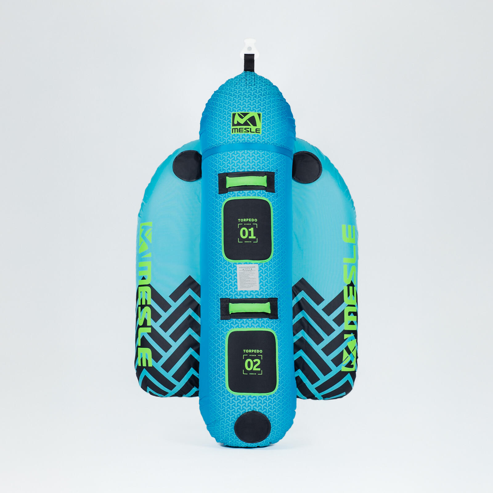 Banana Boat Opblaasbare Torpedo 2 Personen, Set Met Lijn, Band Achter Boot 2/6