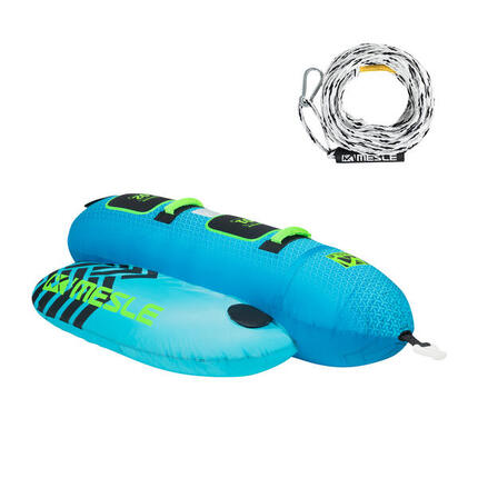 Wassergleiter Torpedo 2 Personen mit Leine Bananenboot rot Mesle